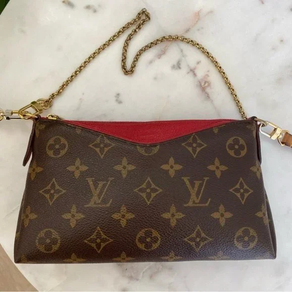 SOLD Louis Vuitton Monogram Pallas Clutch Crossbody - Picture 2 of 15